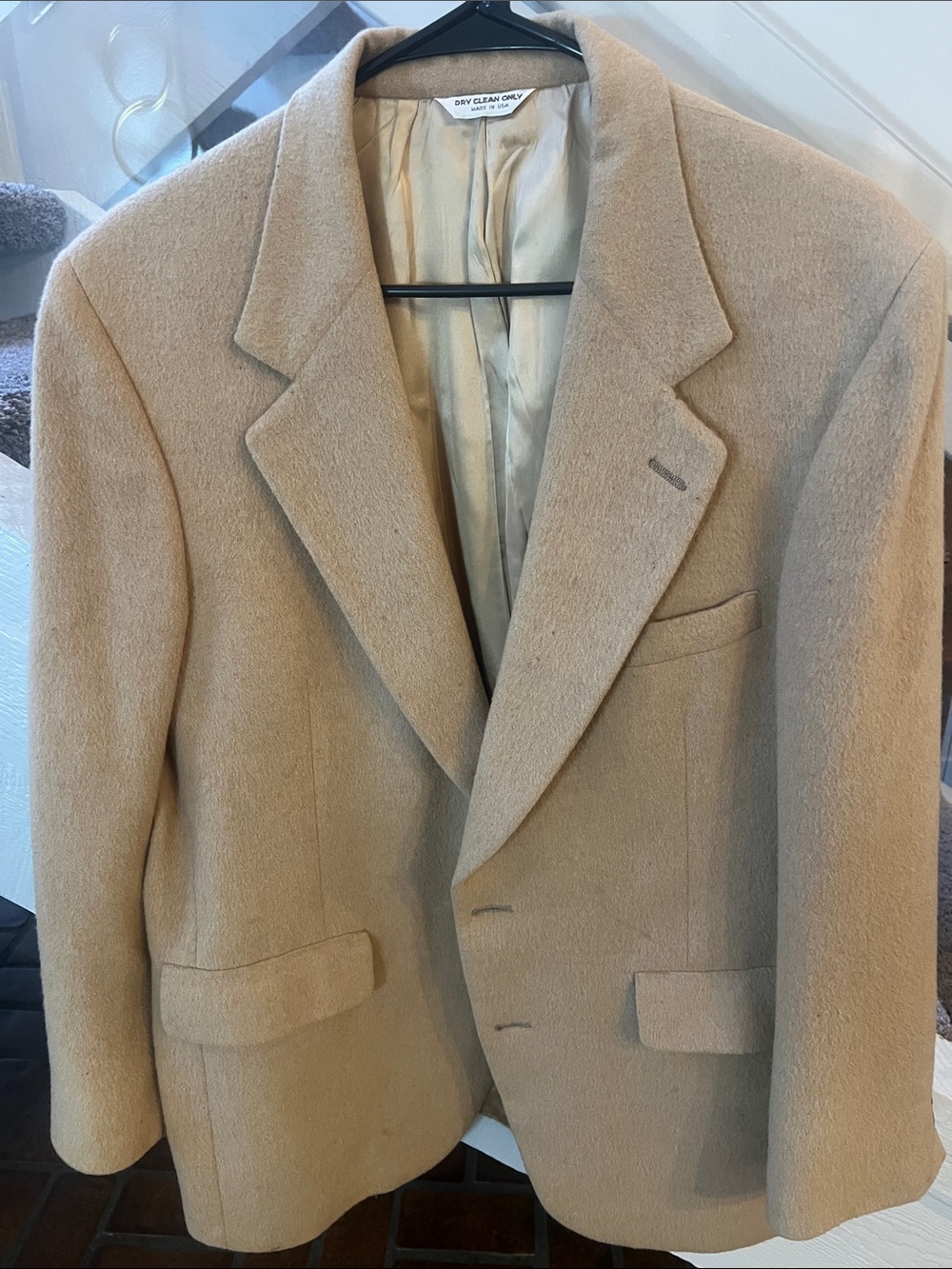 100% Camel hair Sports Coat.  44